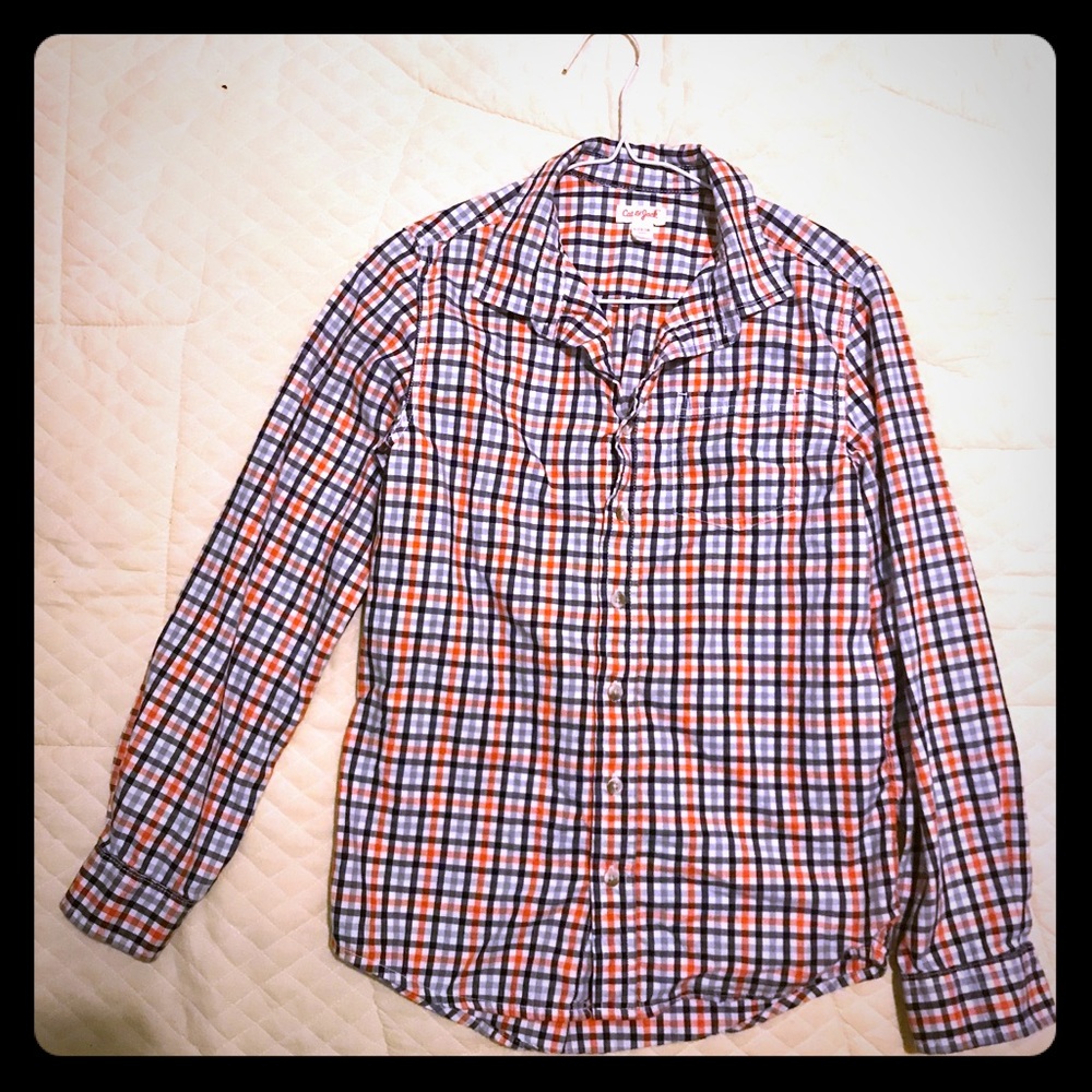 Cat and Jack Boys Button-Down Shirt